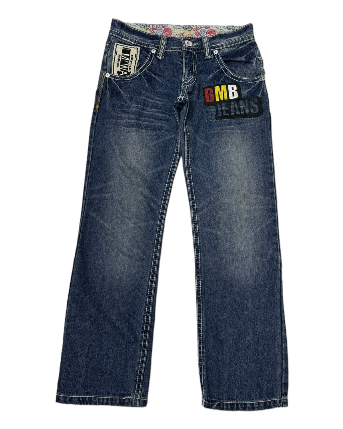 Hysteric Glamour × Japanese Brand 🔥BLUE MOON BLUE DAICOCK EVISU STYLE DENIM JEANS Size US 30 / EU 46 - 3 Thumbnail