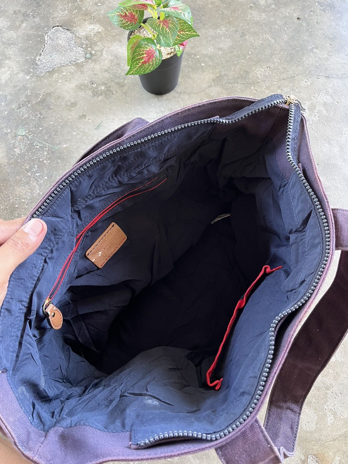 Tommy Hilfiger × Vintage 🔥Vintage Tommy Hilfiger Tote Bag Sun Faded Size ONE SIZE - 5 Thumbnail