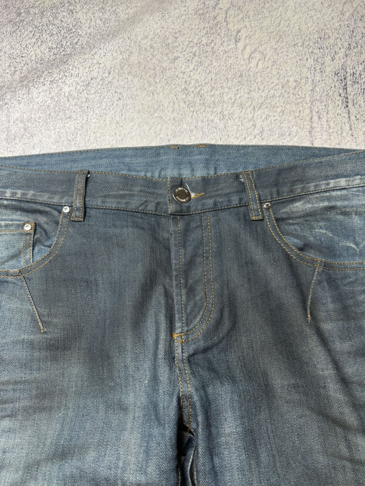 Les Hommes Les Hommes Avant Garde Jeans Y2K leather Size US 36 / EU 52 - 4 Thumbnail