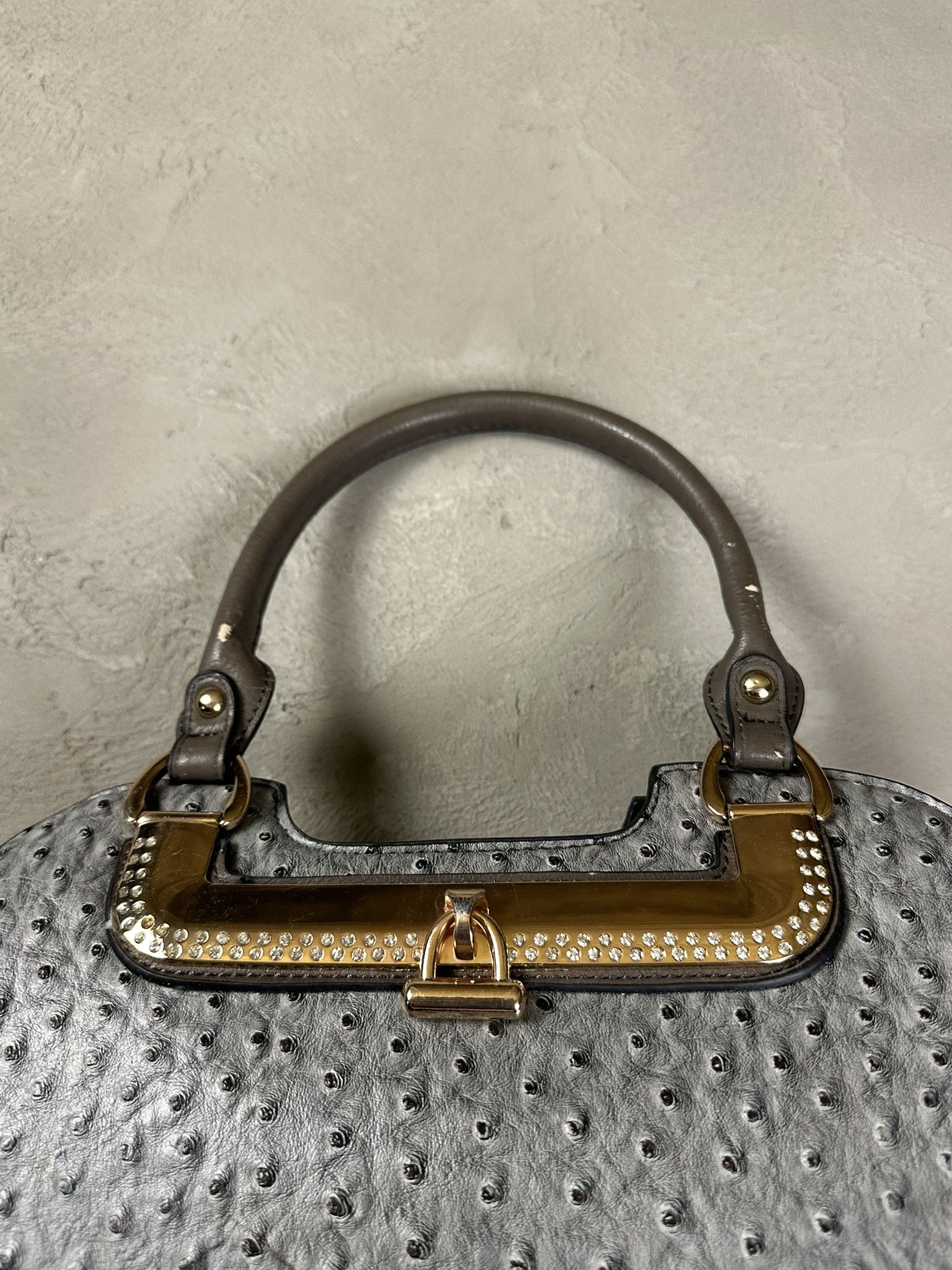 Japanese Brand Vintage Y2k Silver Shiney Handbag 2000s Size ONE SIZE - 4 Thumbnail
