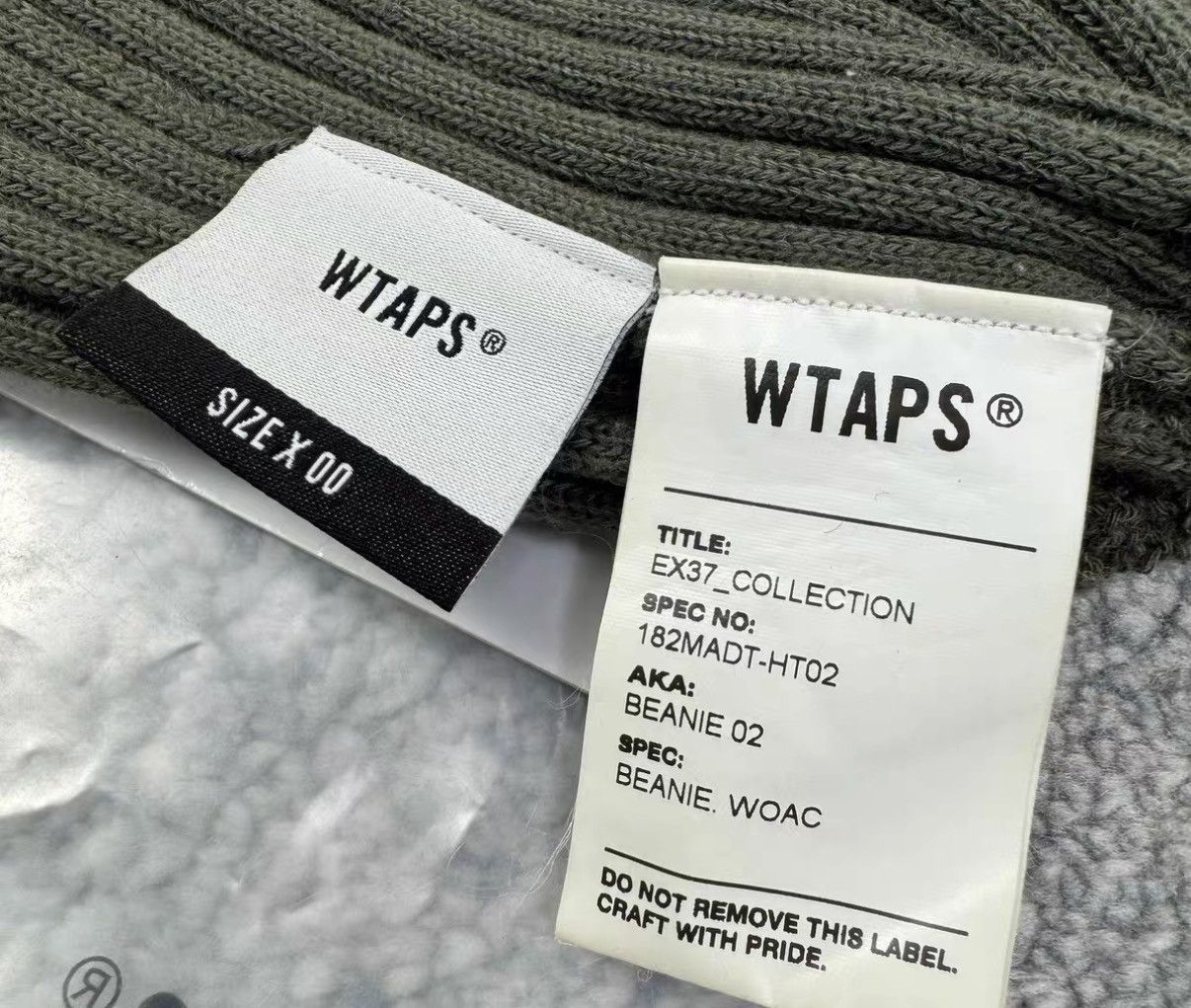 Wtaps WTAPS 18AW White Label BEANIE 02 Beanie J16 Size ONE SIZE - 5 Thumbnail