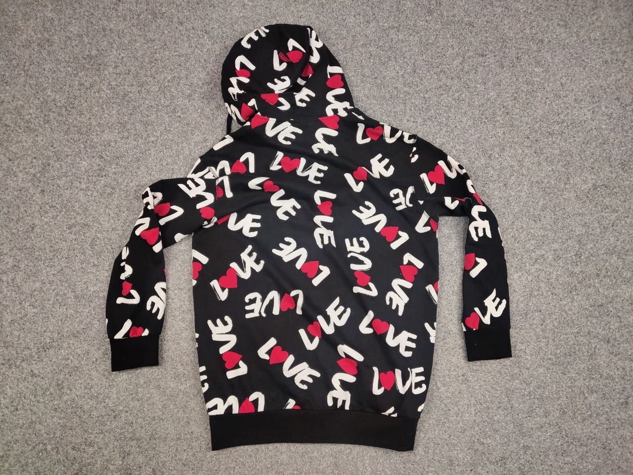 Moschino Love Moschino Authentic Multi Logo Oversized Zip Hoodie Size US S / EU 44-46 / 1 - 16 Thumbnail