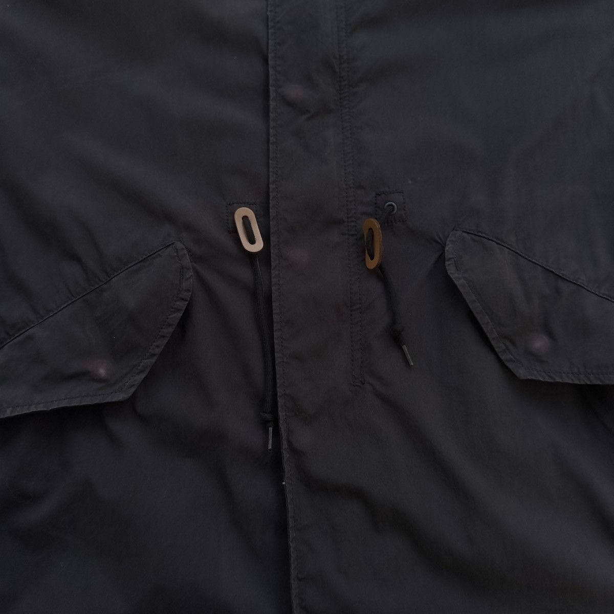 Alpha Industries VINTAGE ALPHA INDUSTRIES BLACK M-65 FISHTAIL PARKA JACKET Size L / US 10 / IT 46 - 6 Thumbnail