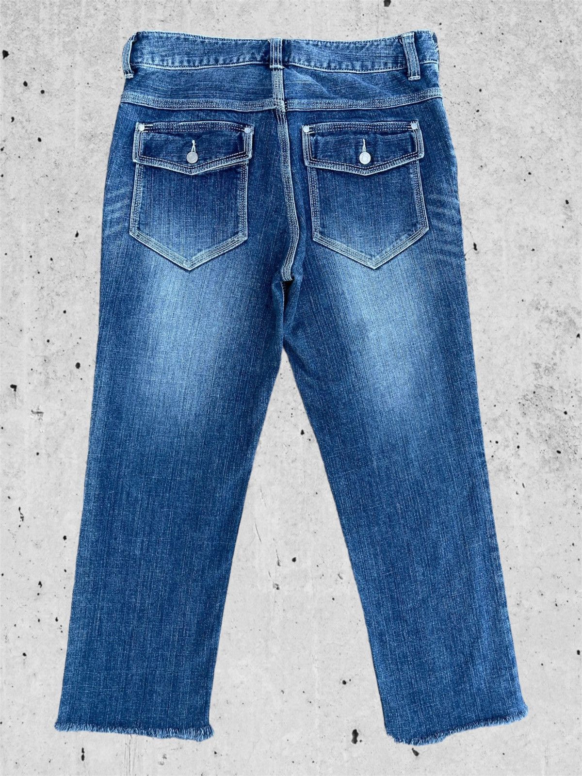 Japanese Brand 🔥 Appena Due Distressed Denim Streetwear W32🔥 Size US 32 / EU 48 - 14 Thumbnail