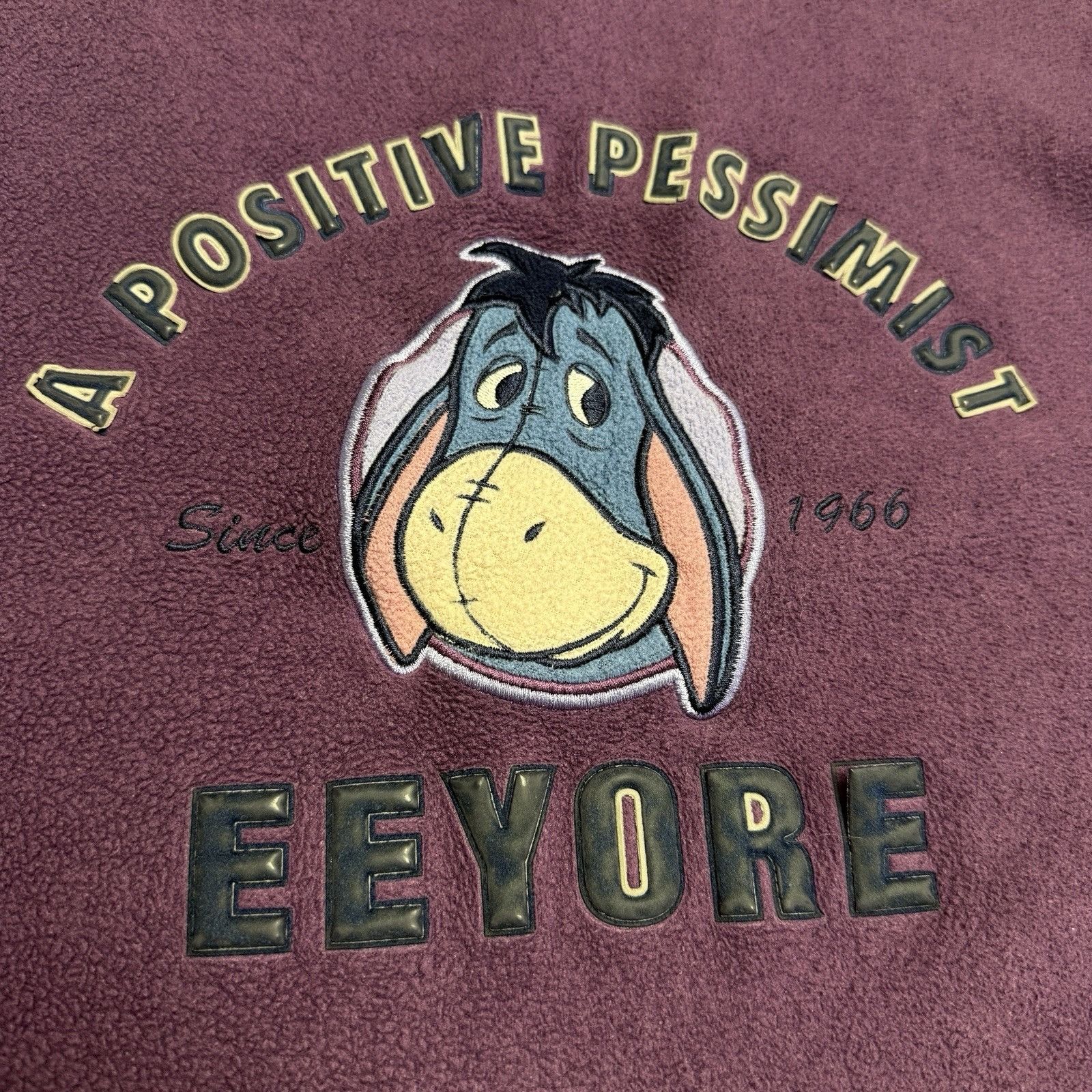 Disney Vintage Disney Eeyore Smiling Fleece Sweatshirt Womens M Size M / US 6-8 / IT 42-44 - 9 Thumbnail