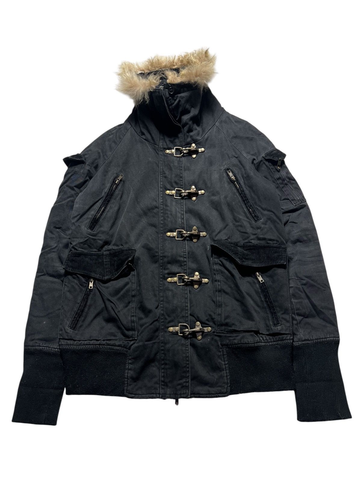 Japanese Brand A.G.Plus Fur Apocalypse Vkei Ifsixwasnine Style Jacket Size US M / EU 48-50 / 2 - 1 Thumbnail