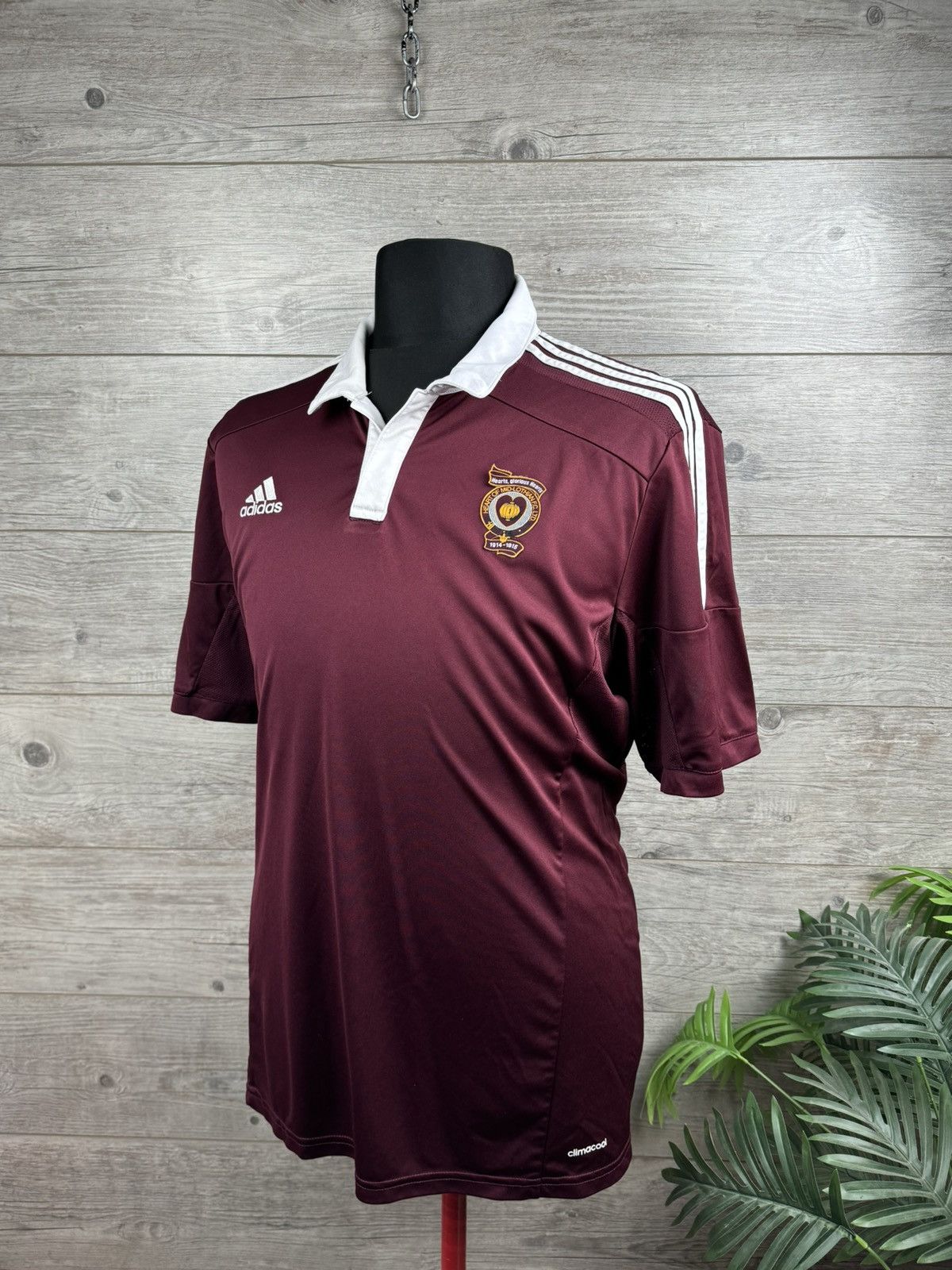 Adidas Adidas HEART OF MIDLOTHIAN 2014 2015 SHIRT SOCCER JERSEY Size US XL / EU 56 / 4 - 2 Thumbnail