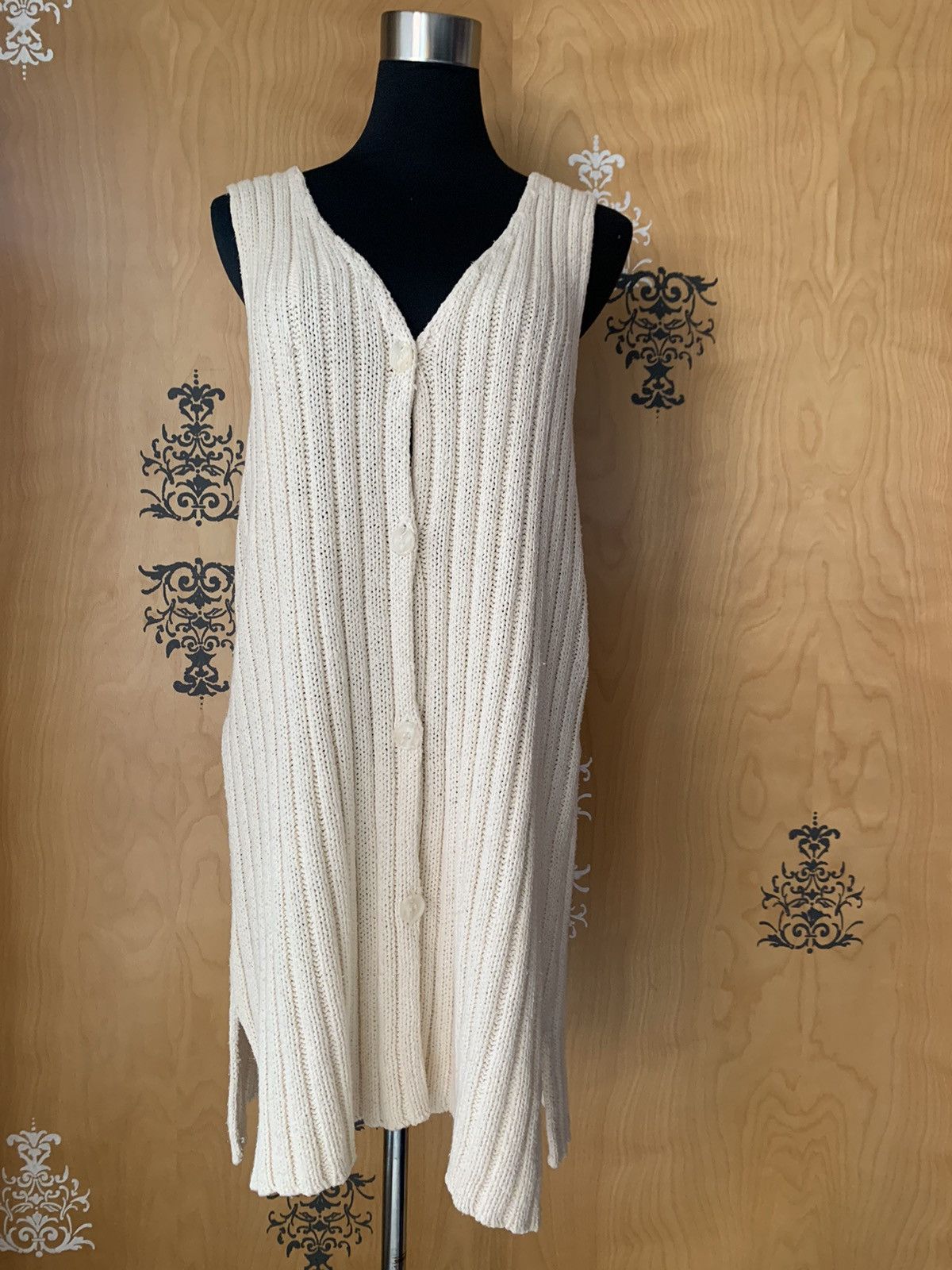 Club Monaco Rare Vintage 90s Club Monaco Long Sleeveless Knit Vest Size M / US 6-8 / IT 42-44 - 15 Thumbnail