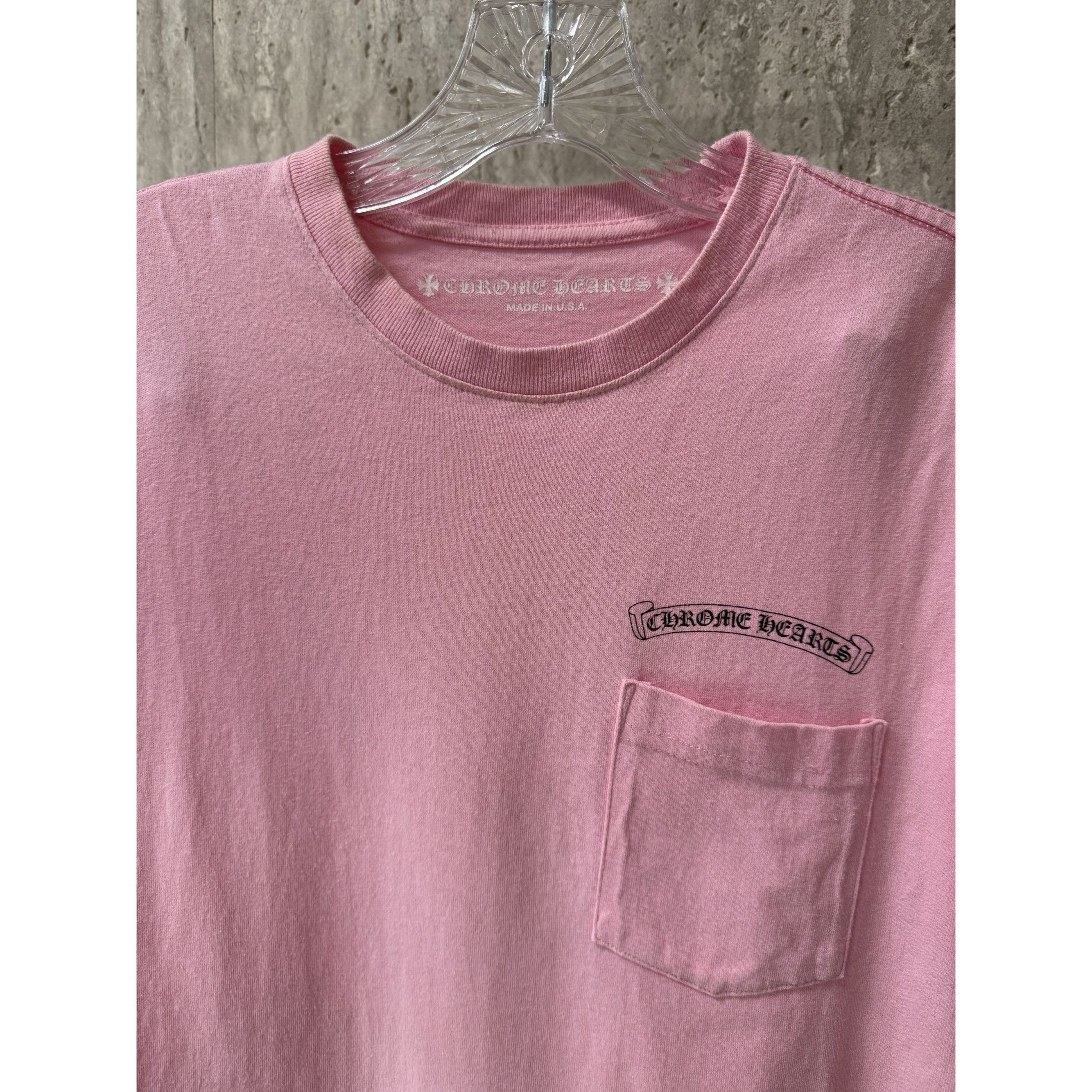 Chrome Hearts Chrome Hearts Pink Graphic T-Shirt W/ Pocket "Vanity Affair" Size S / US 4 / IT 40 - 16 Thumbnail