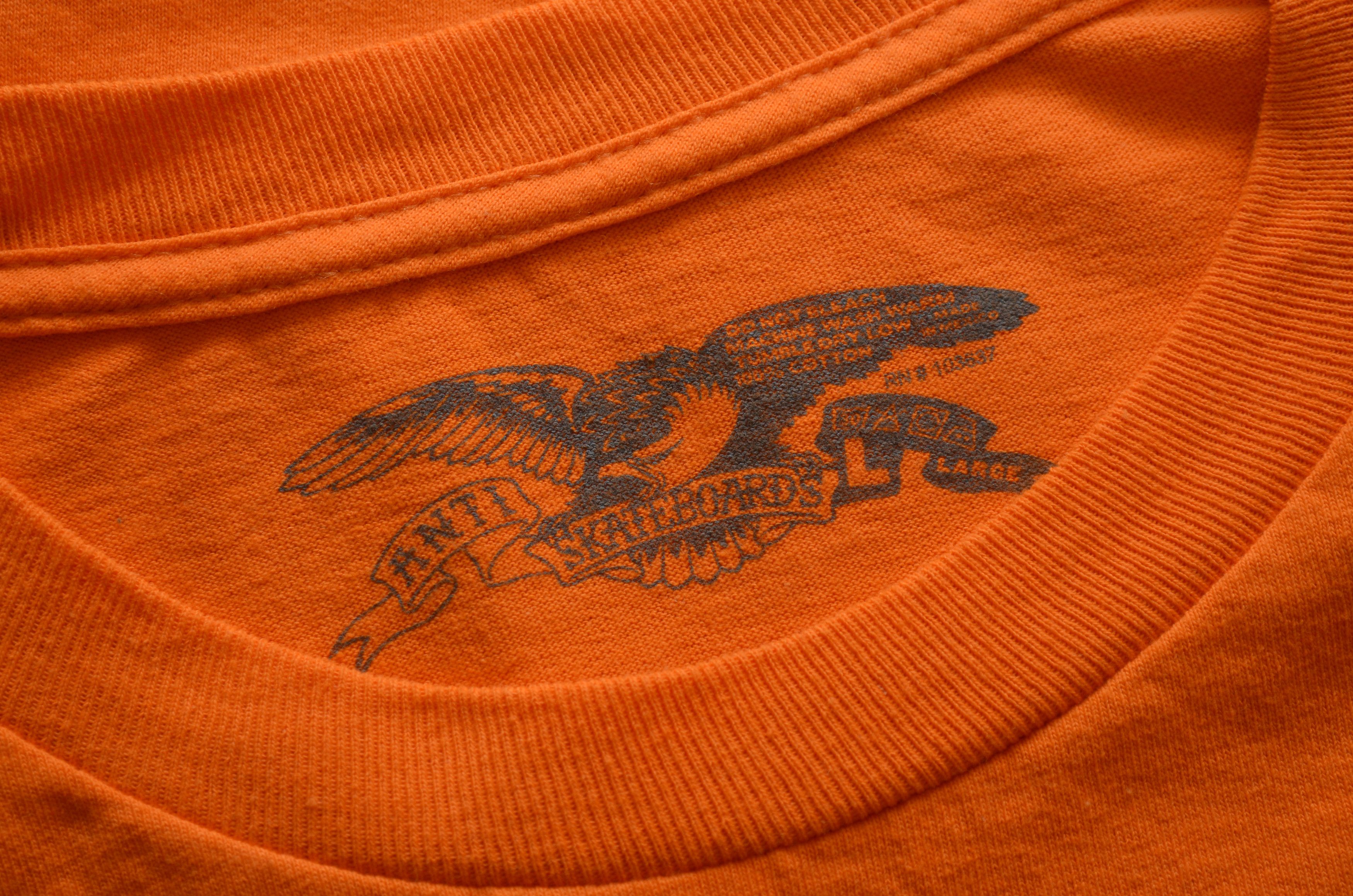 Antihero Anti hero Skateboards Orange Longsleeve Pigeon Logo L RARE Size US L / EU 52-54 / 3 - 6 Thumbnail