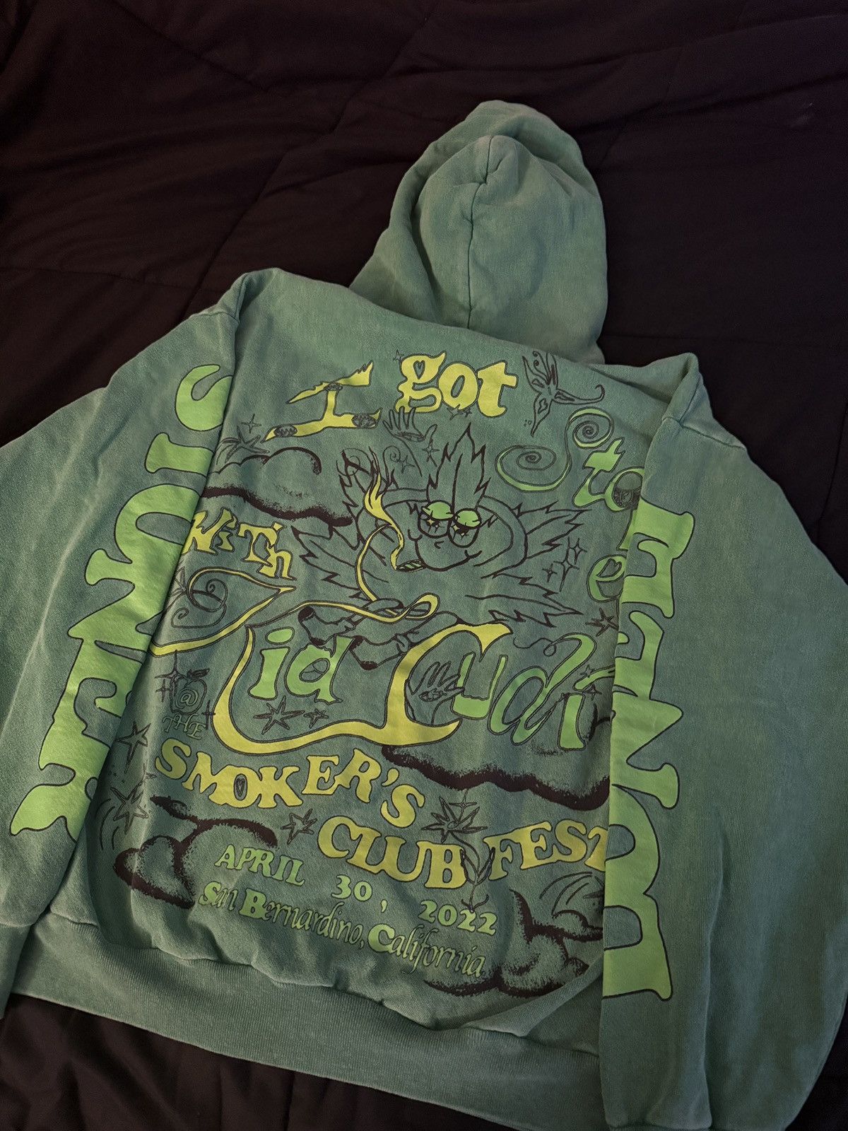 Kid Cudi Kid Cudi 2022 smokers club festival hoodie size L Size US L / EU 52-54 / 3 - 4 Thumbnail