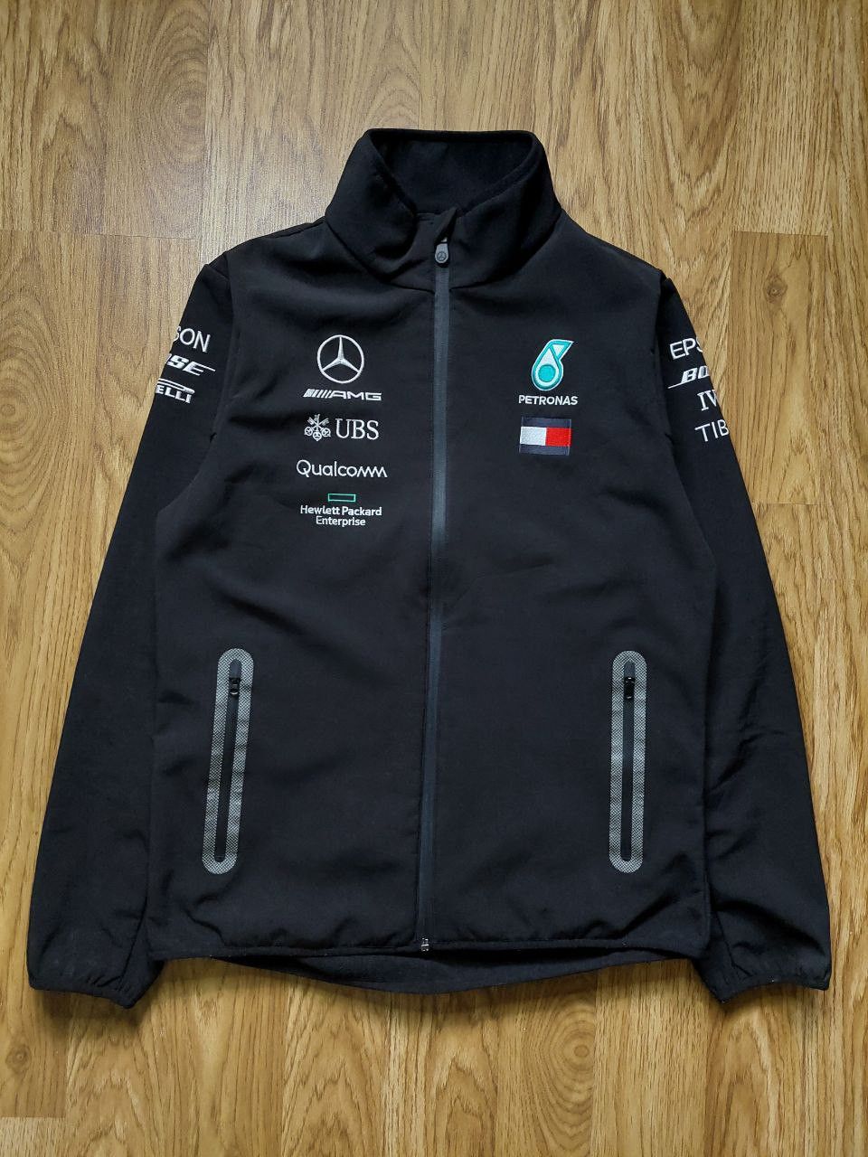 Formula 1 Mercedes Benz Racing Mercedes benz AMG Petronas Tommy hilfiger F1 racing jacket Grailed