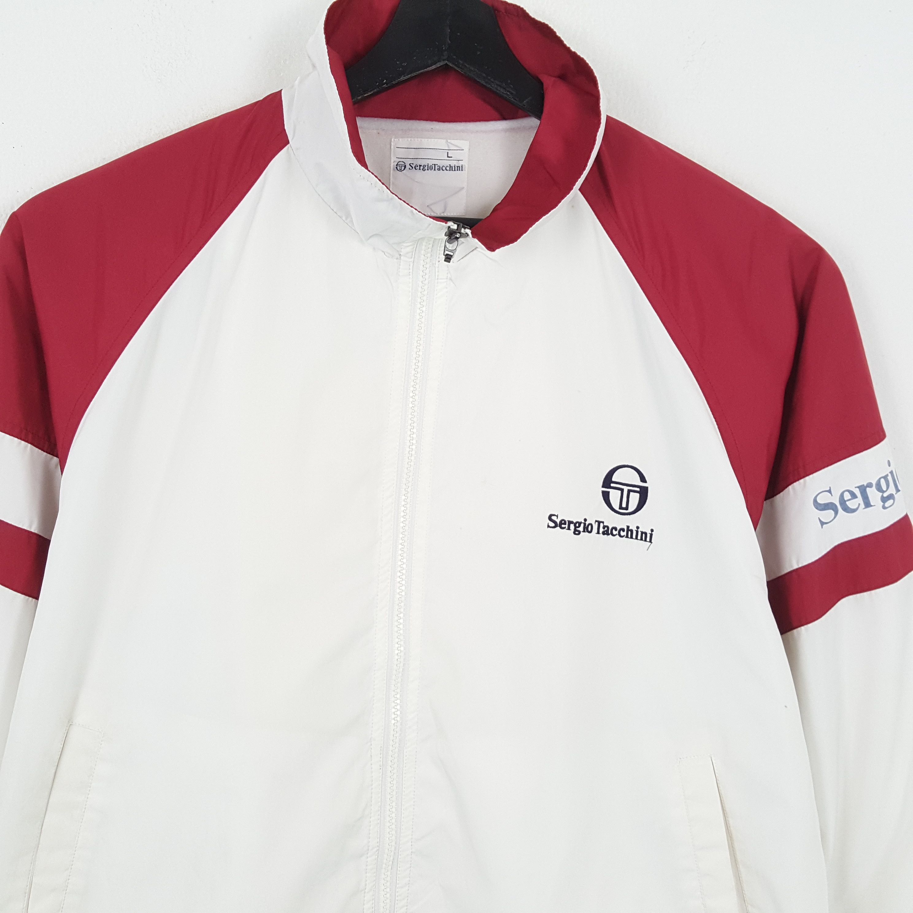 Sergio Tacchini × Vintage SERGIO TACCHINI Sports Style Small Logo Design Jacket Size US XL / EU 56 / 4 - 2 Thumbnail