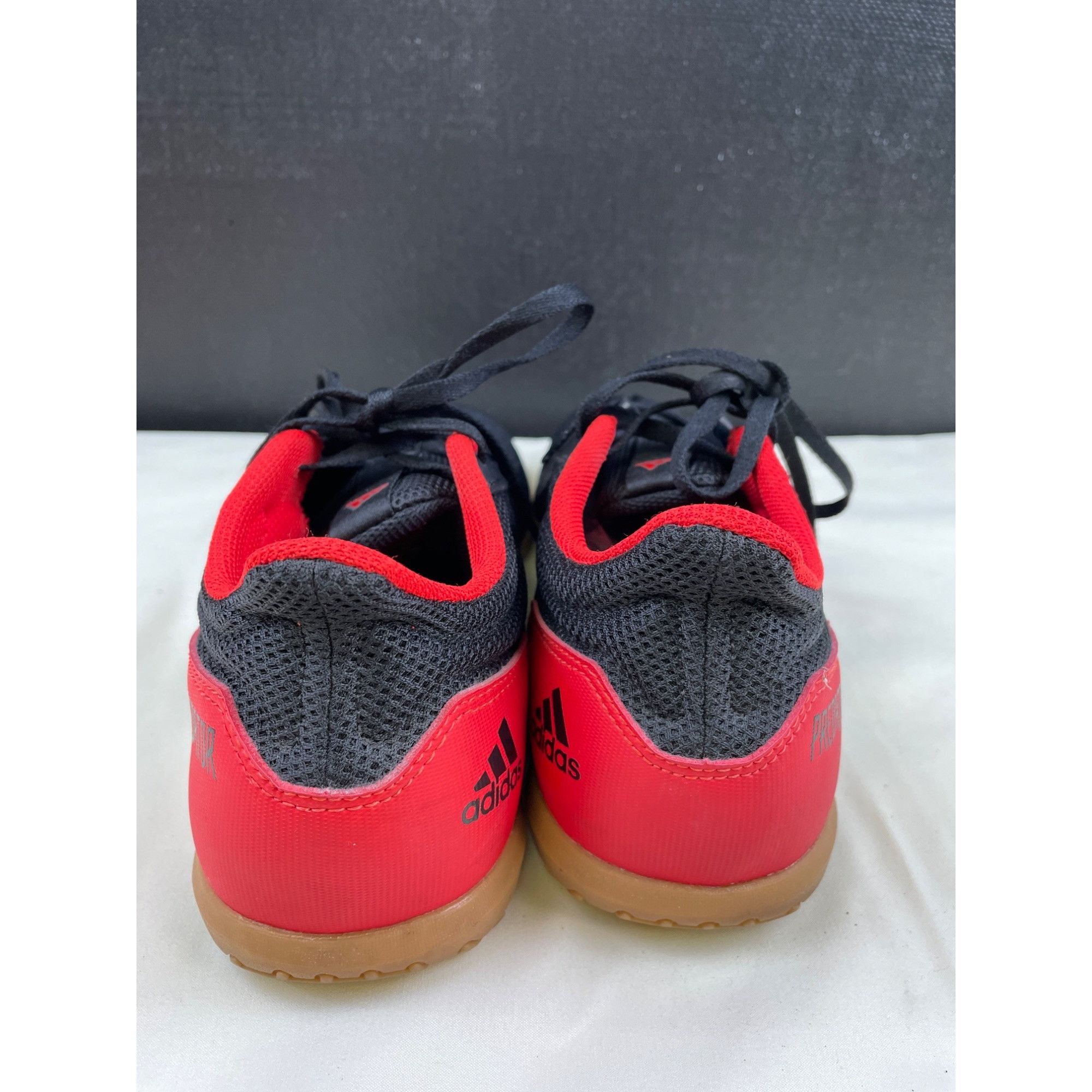 Adidas Adidas Men's Predator Black / Red low top Sneakers/Shoes Siz Size US 11.5 / EU 44-45 - 4 Thumbnail
