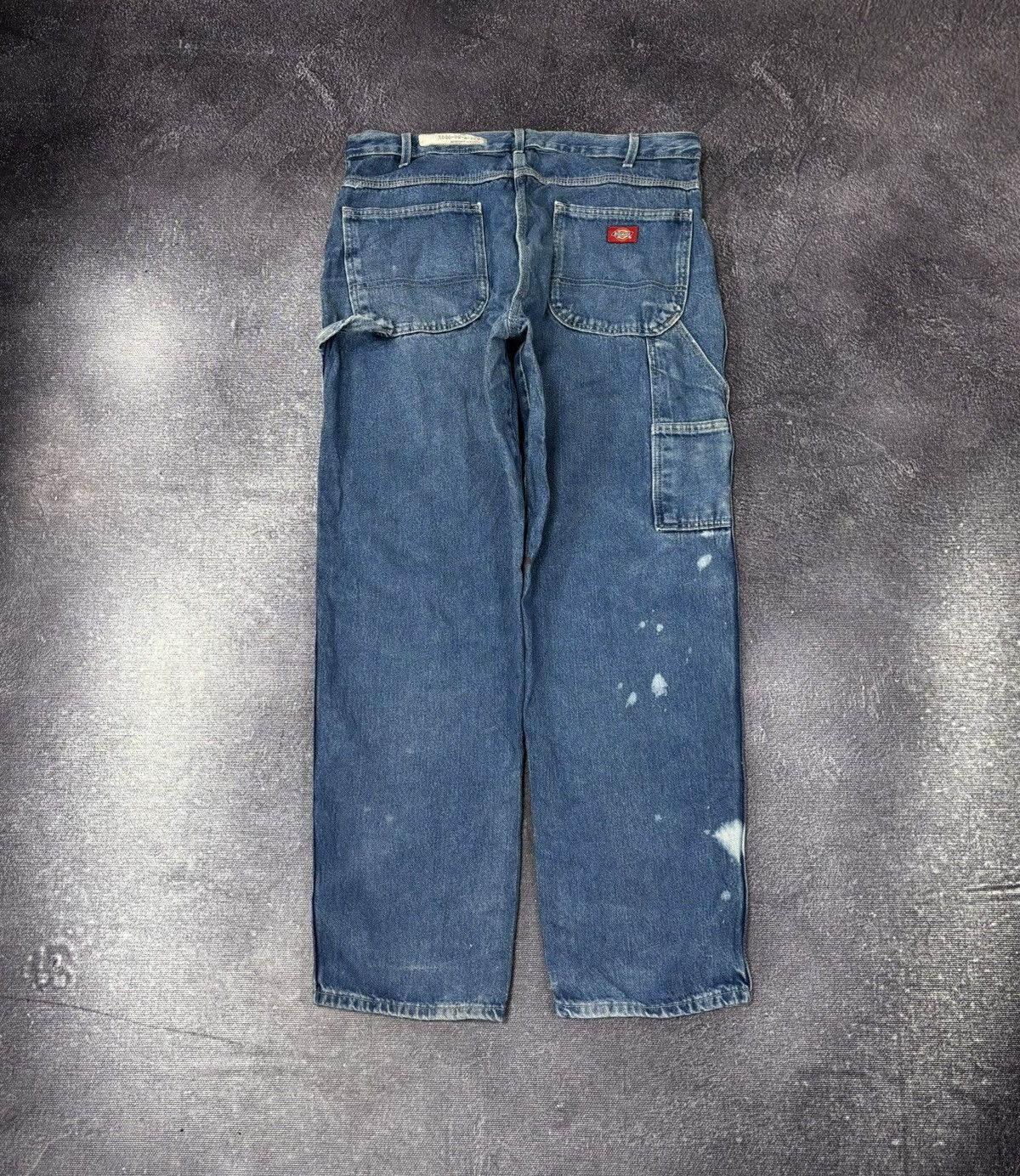 Dickies Vintage Dickies Relaxed Fit Painted Work Blue Denim Jeans Size US 36 / EU 52 - 1 Thumbnail