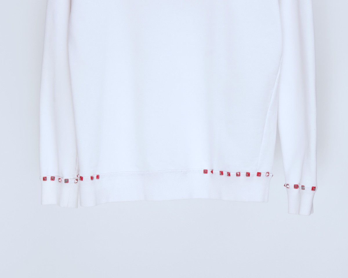 Designer × Valentino VALENTINO Be My VLTN White Hoodie Size S made in Italy Size US S / EU 44-46 / 1 - 6 Thumbnail