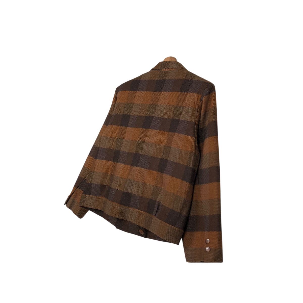 Japanese Brand 📌Vintage Bomber Jacket Vinvert Double Breast Issey Miyake Size US M / EU 48-50 / 2 - 11 Thumbnail