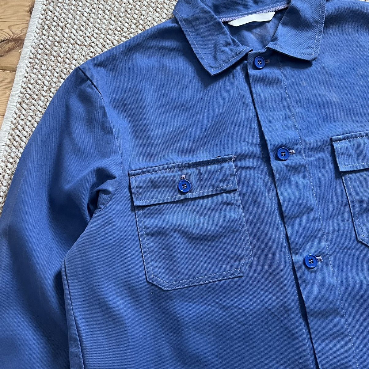 Vintage French faded works jacket Size US L / EU 52-54 / 3 - 3 Thumbnail