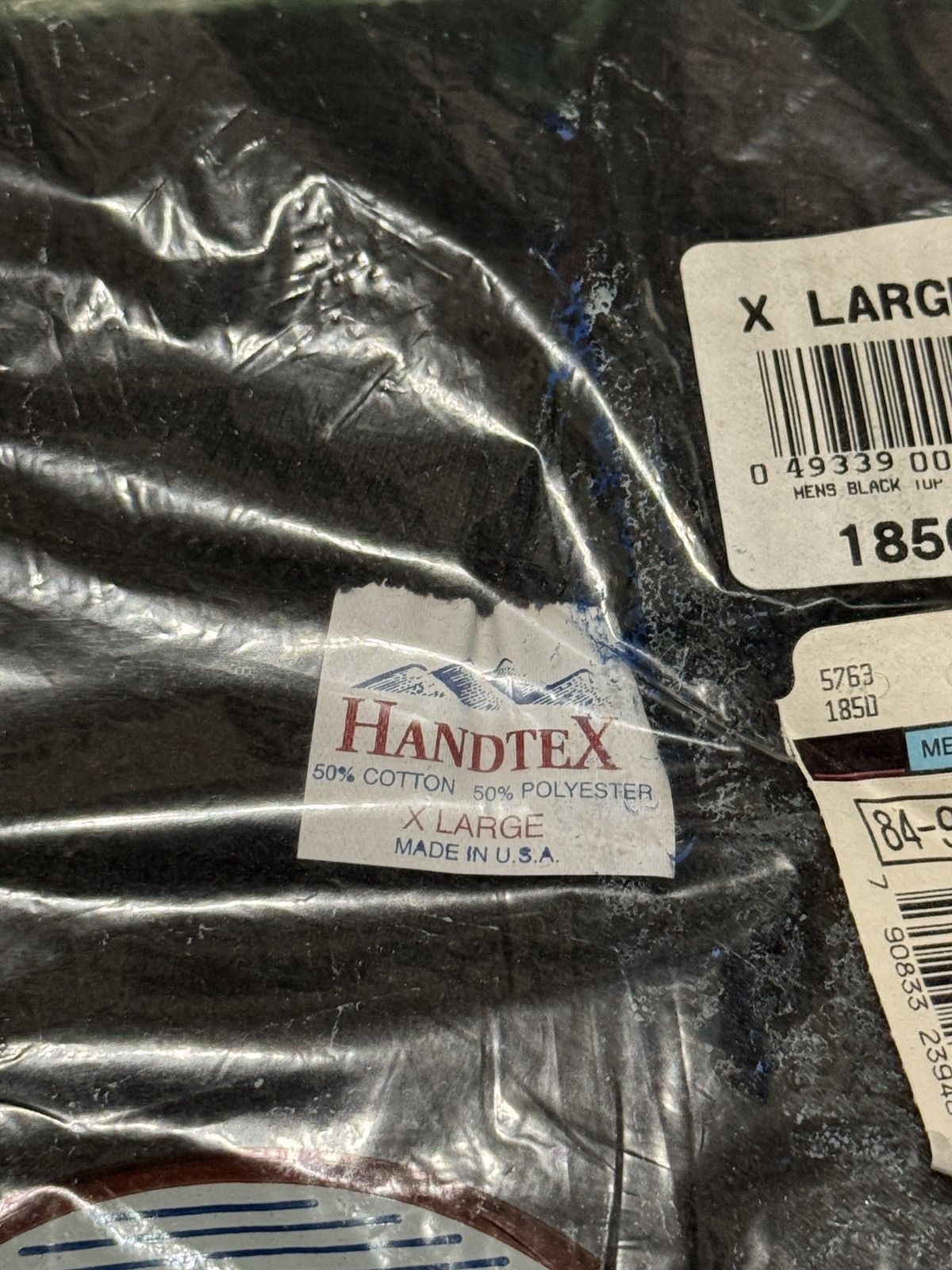 Vintage Vintage Handtex Black Thermal XL Long Sleeve Shirt Sealed Size US XL / EU 56 / 4 - 2 Thumbnail