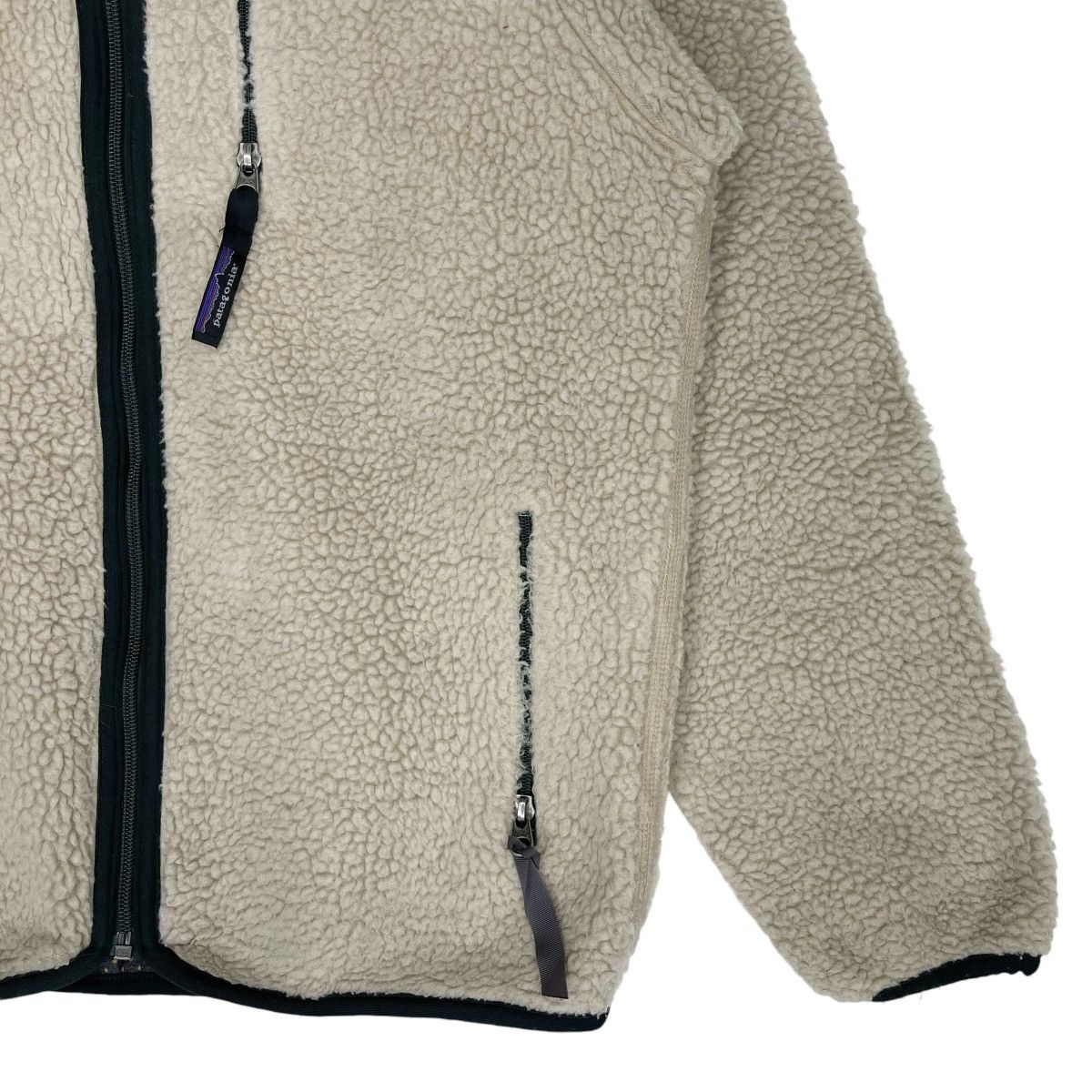 Patagonia × Vintage Vintage Patagonia Retro Fleece Jacket Cream Size US S / EU 44-46 / 1 - 5 Thumbnail