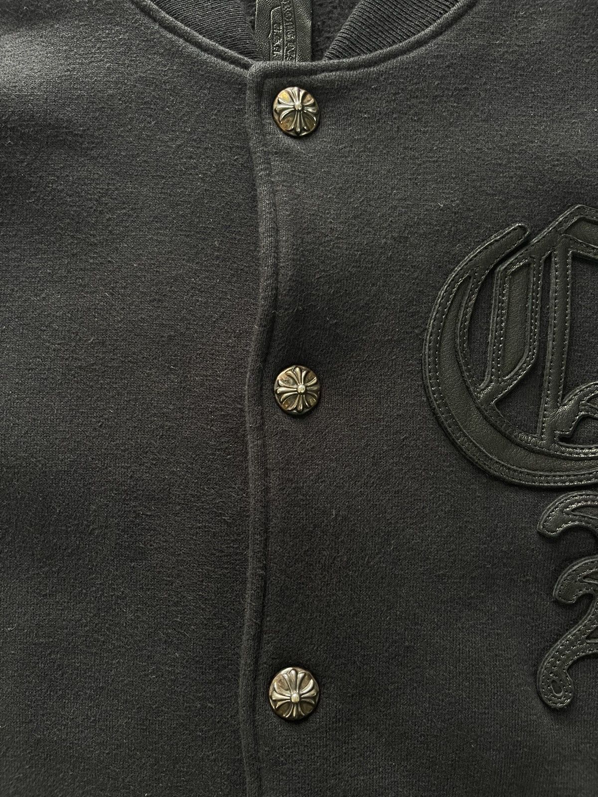 Chrome Hearts Chrome Hearts Bomber Jacket Leather & Cotton Size US L / EU 52-54 / 3 - 6 Thumbnail