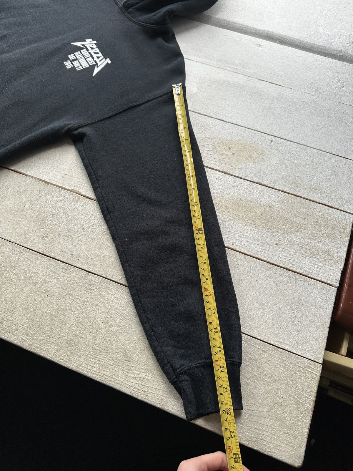 Other 🚨 YEEZUS KANYE WEST BAGGY BOXY SK8 HOODIE GLASTONBURY RARE Size US M / EU 48-50 / 2 - 18 Thumbnail