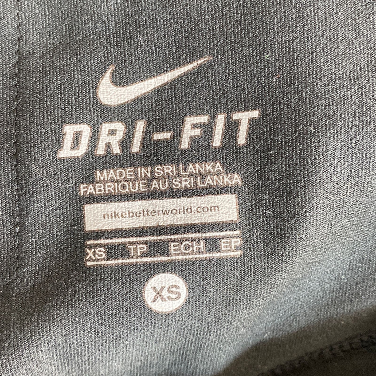 Nike Nike Dri-Fit Soul Cycle black cropped leggings XS Athletic Size 25" / US 0 / IT 36 - 6 Thumbnail