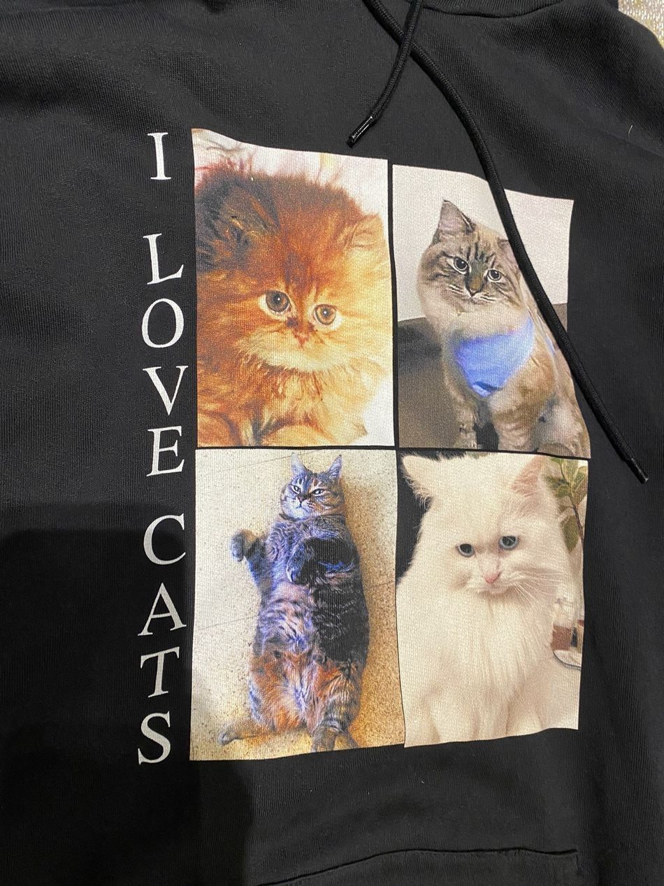 Balenciaga Balenciaga “i love cats” hoodie Size US M / EU 48-50 / 2 - 3 Thumbnail
