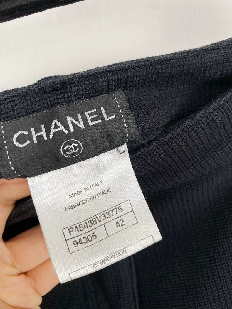Chanel Chanel Women's Casual Pants Size 42 Size 41" - 3 Thumbnail