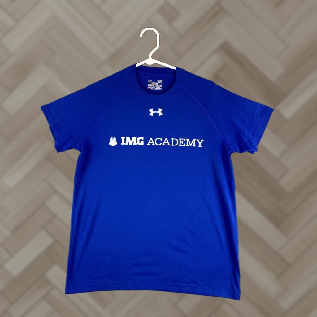Under Armour Under Armour UA Men's Short Sleeve Loose Fit Heat Gear T Shirt Size S Blue/37-34 Size US S / EU 44-46 / 1 - 1 Thumbnail