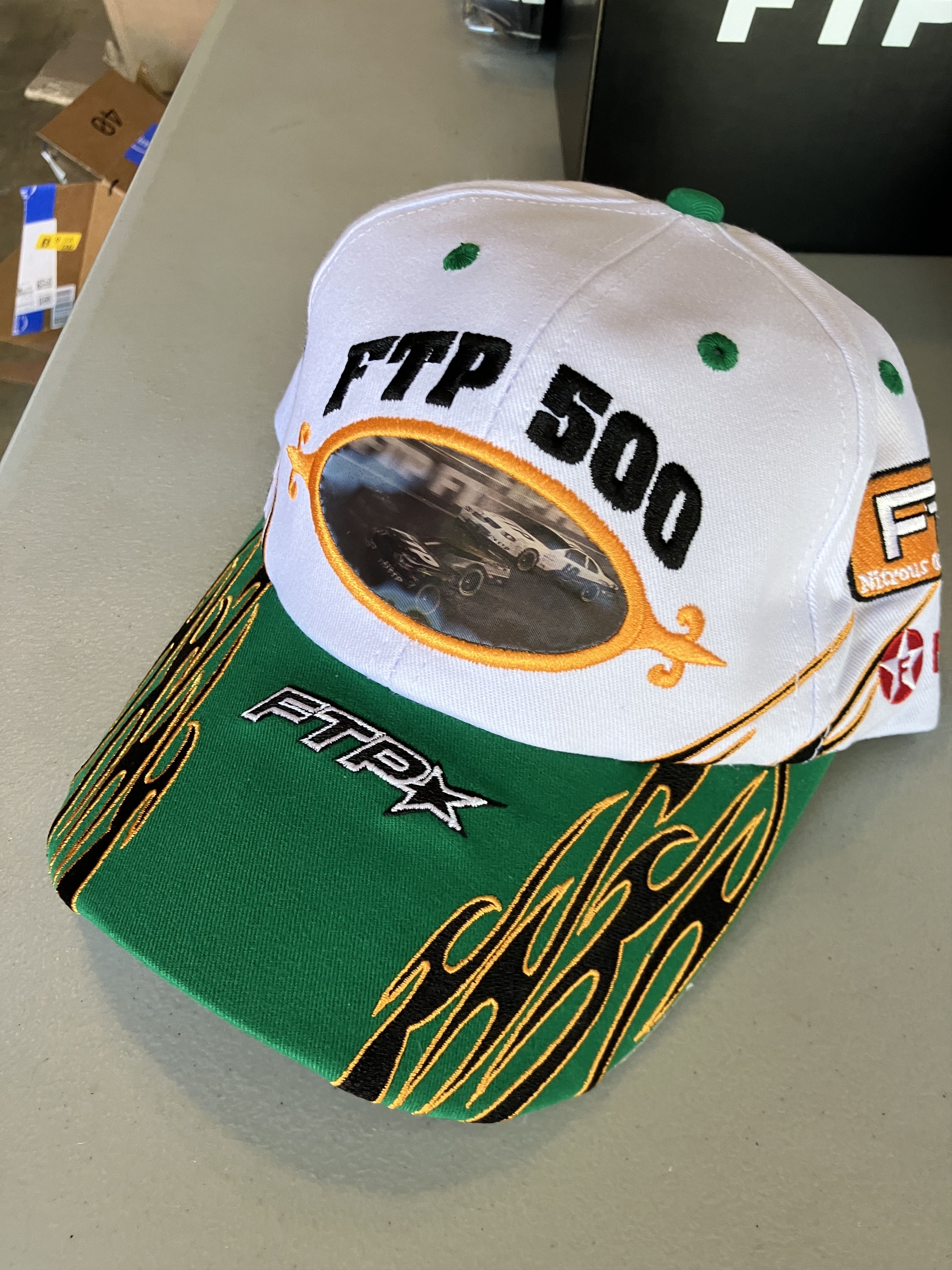 Fuck The Population FTP Raceway 6-Panel Hat - White Size ONE SIZE - 1 Thumbnail