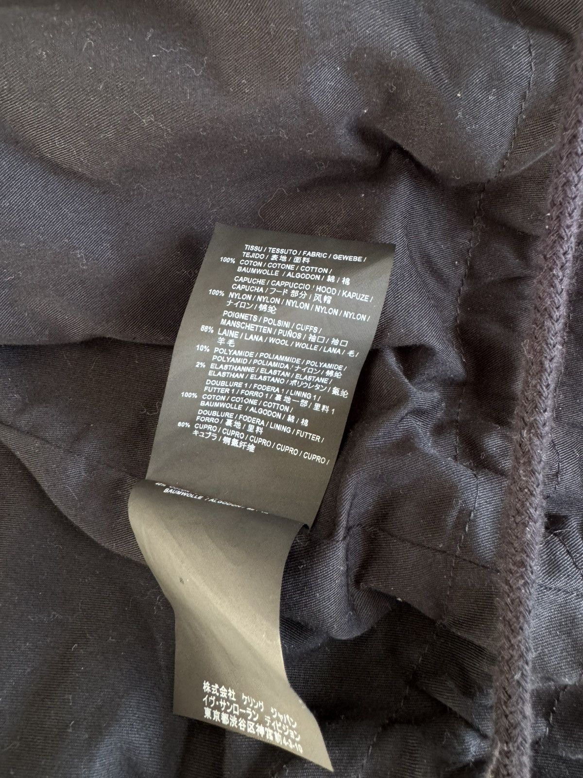 Saint Laurent Paris Saint Laurent Paris Parka Military Black Waxed Cotton Coat Size US M / EU 48-50 / 2 - 6 Thumbnail