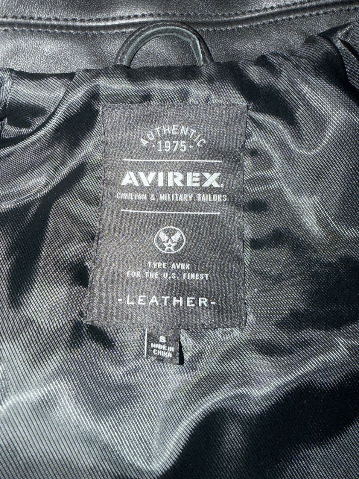 Avirex Avirex black leather jacket Size US S / EU 44-46 / 1 - 10 Thumbnail