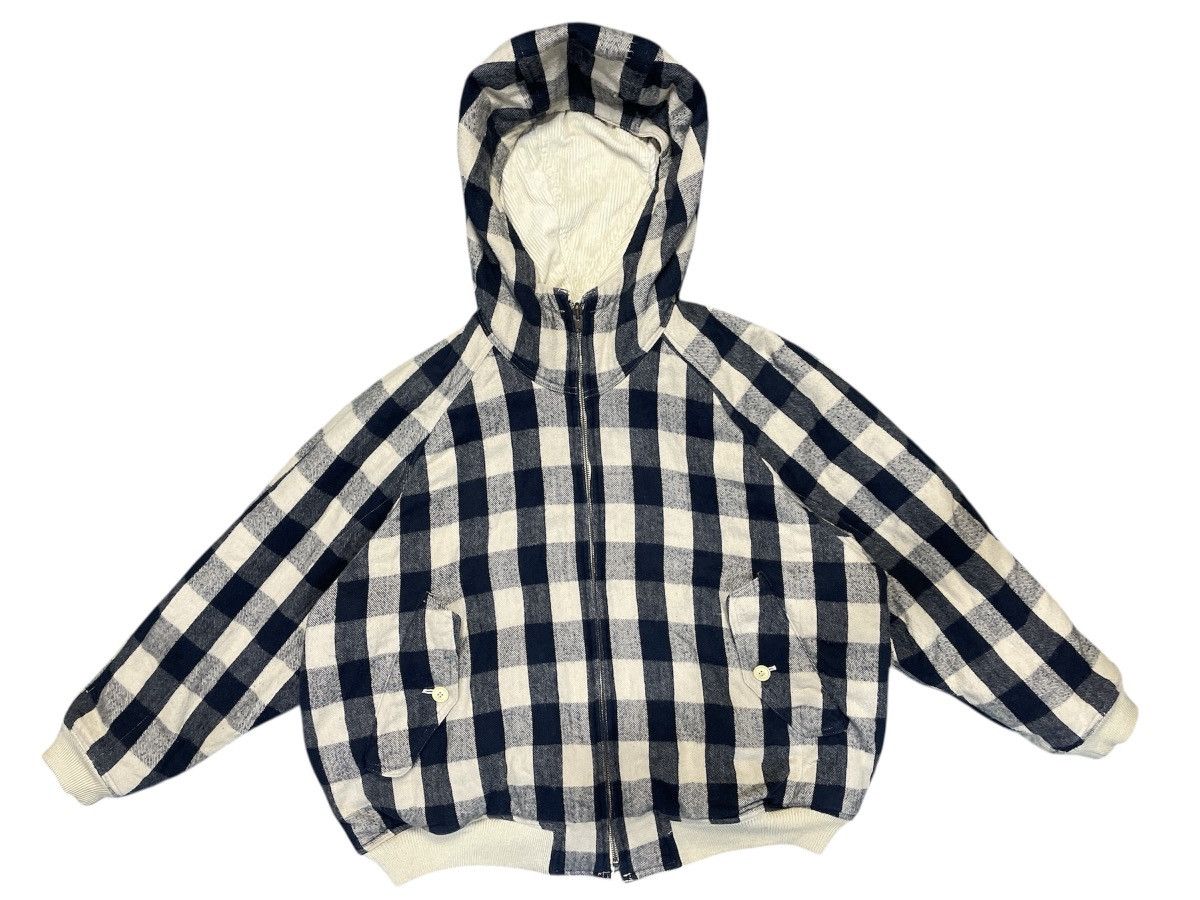Issey Miyake Vintage 80s Issey Miyake Reversible Hoodie Jacket Size US L / EU 52-54 / 3 - 3 Thumbnail