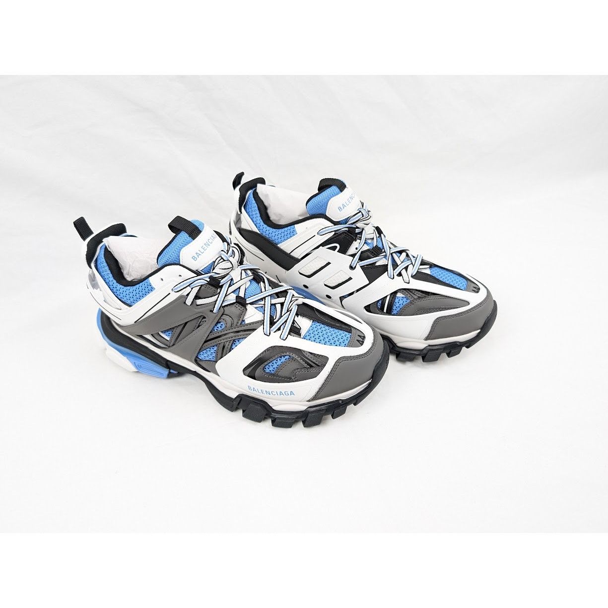 Balenciaga o1rshd1 Rubber Track Sneakers in Multicolor Size US 11 / EU 44 - 12 Thumbnail