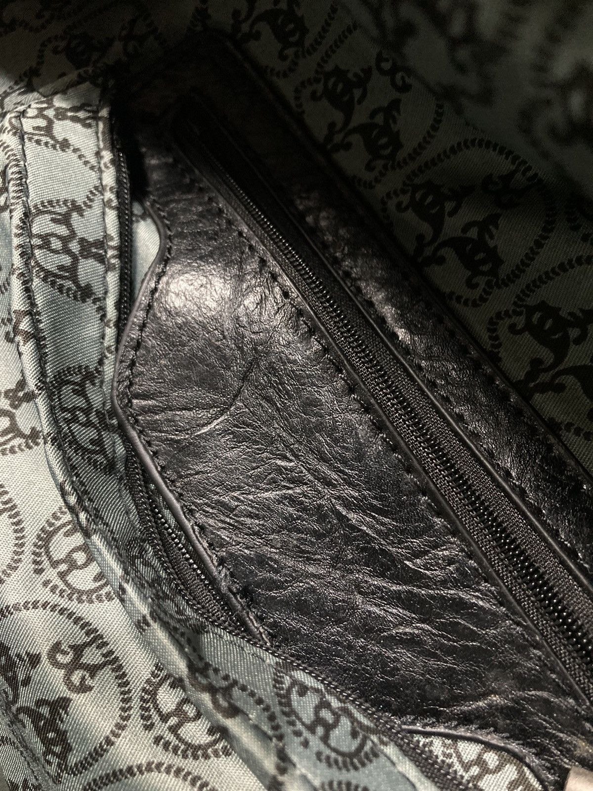 Other Vintage Thomas Wylde Metal Skull Logo Monogram Leather Bag Size ONE SIZE - 12 Thumbnail