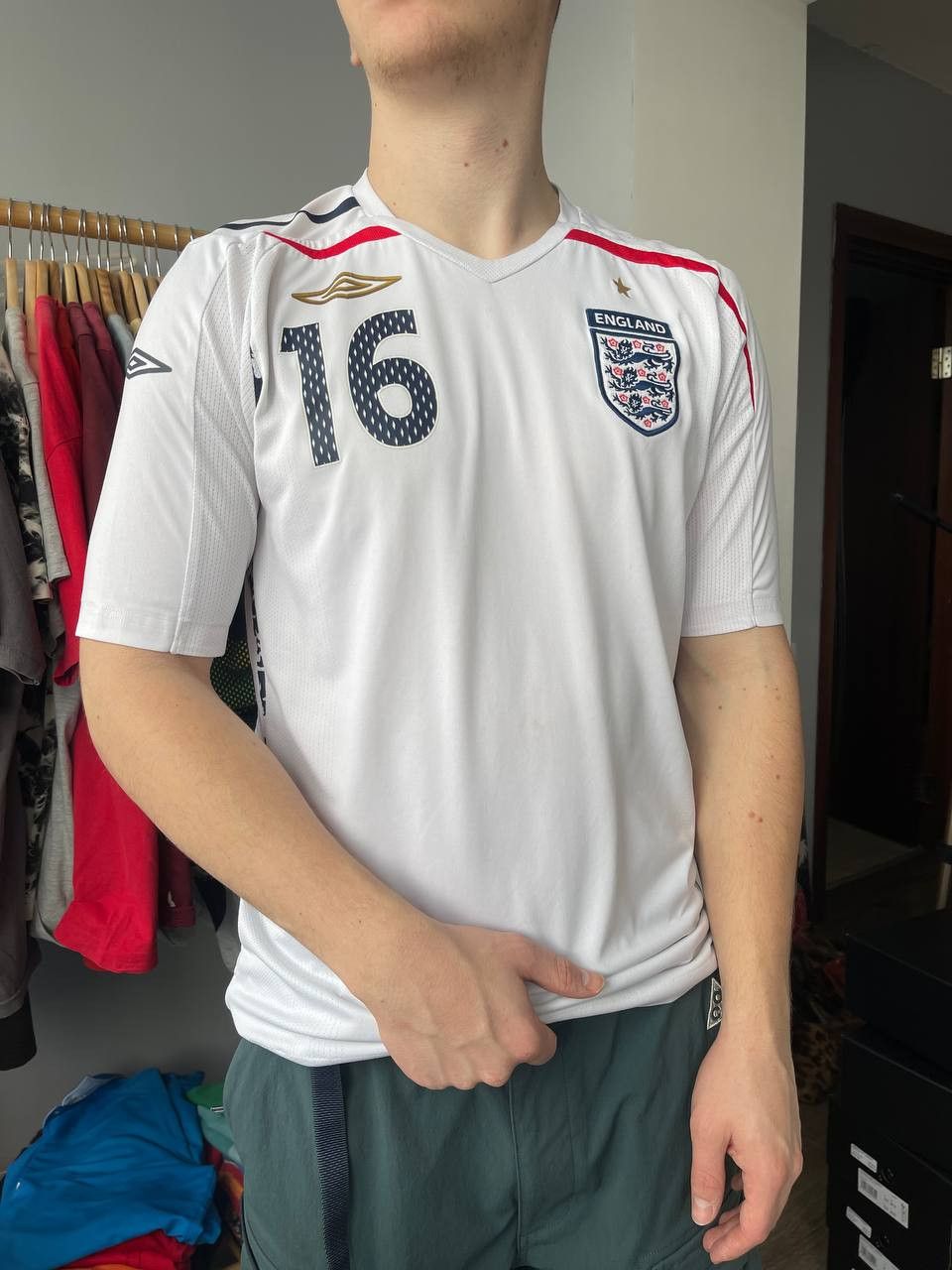 Umbro × Vintage ENGLAND 2007 2009 HOME SHIRT JERSEY UMBRO LENNON Size US M / EU 48-50 / 2 - 2 Thumbnail
