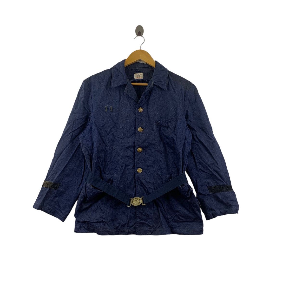 image of 70 Pure Indigo Japan Core Jacket in Navy, Men's (Size Medium)
