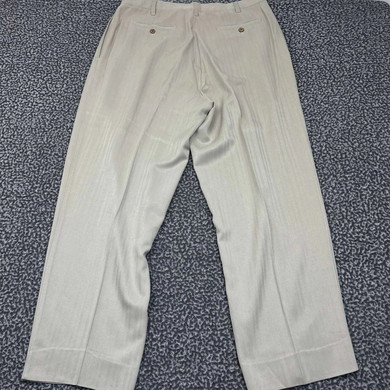 Tommy Bahama Vintage Tommy Bahama Dress Pants 35x29 Pleated Pocket Silk Size US 35 - 2 Thumbnail