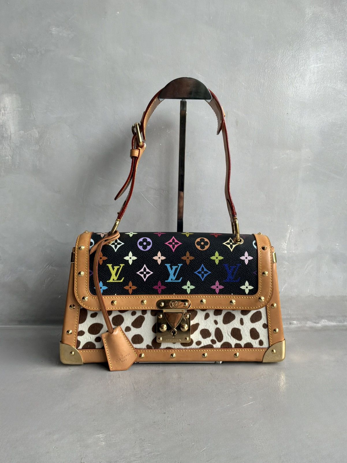 Louis Vuitton × Takashi Murakami 2003 Louis Vuitton x Murakami - SAC Rabat Dalmatian Ponyhair Size ONE SIZE - 1 Thumbnail