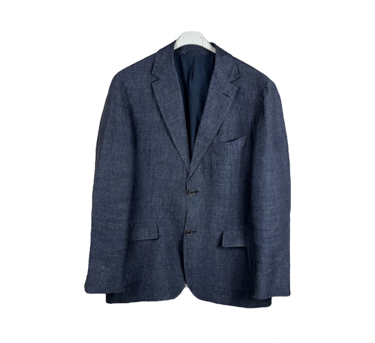 Designer × Hugo Boss Hugo Boss Solbiati 100% linen blazer jacket Ferner Jacobsen Size US S / EU 44-46 / 1 - 1 Thumbnail