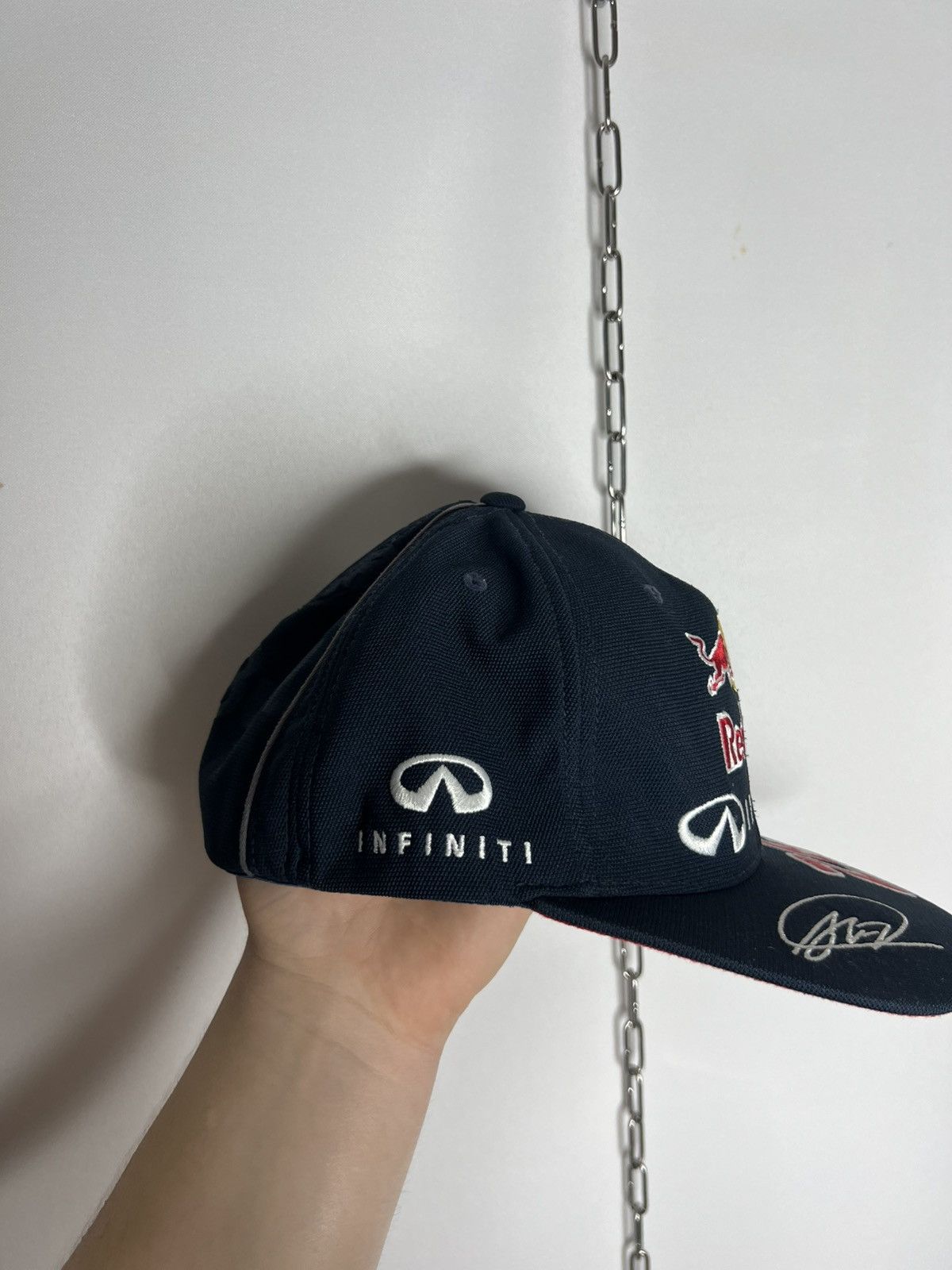 Pepe Jeans 🏎️ Vintage Pepe Jeans Red Bull Infinity #26 Racing Cap Hat 🏎️ Size ONE SIZE - 4 Thumbnail