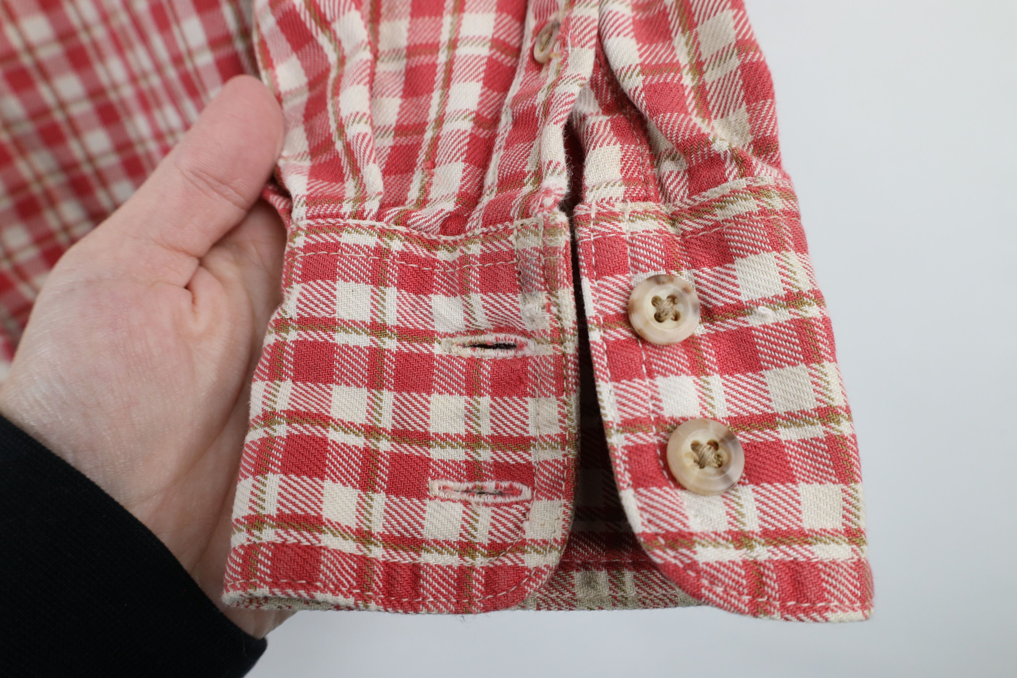 Ariat × Vintage Ariat FR Fire Flame Resistant Flannel Work Button Shirt Size M / US 6-8 / IT 42-44 - 12 Thumbnail
