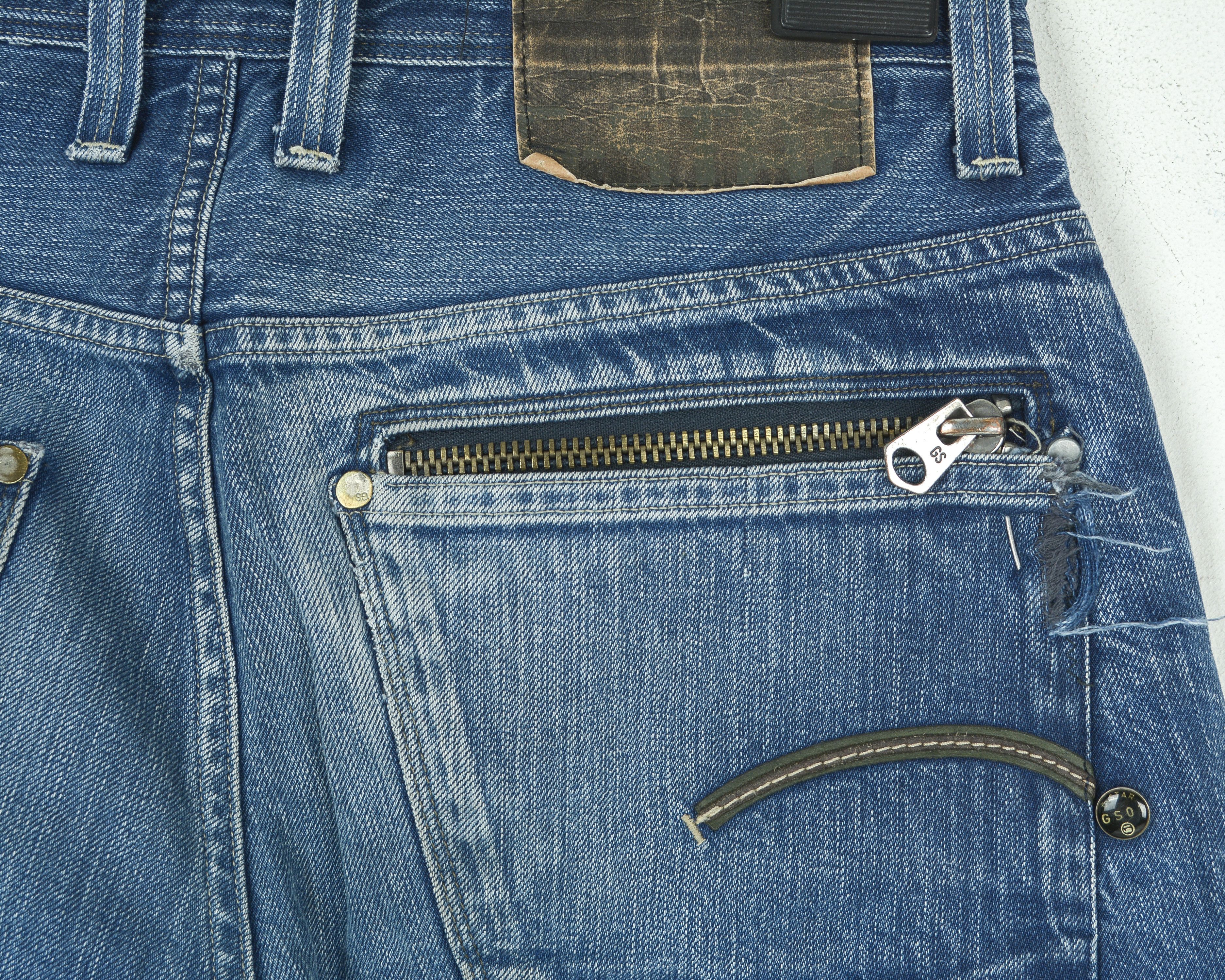 G-Star 'Attacc Straight' W31 L32 Jeans Pants Trousers Button Size US 31 - 8 Thumbnail