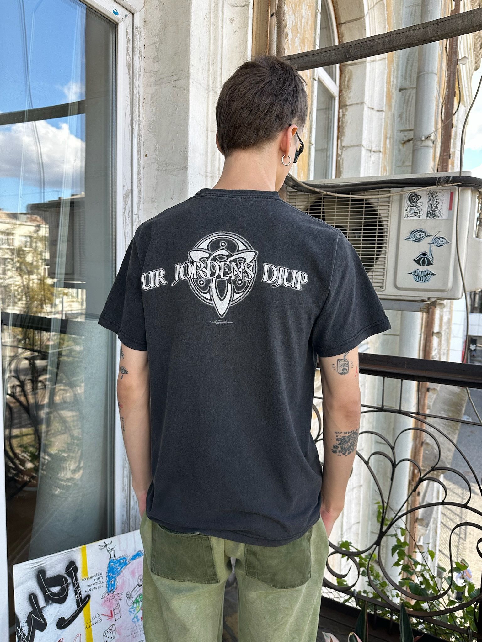 Band Tees Vintage Finntroll Manslaughter Black Metal Band Tee Size US M / EU 48-50 / 2 - 4 Thumbnail