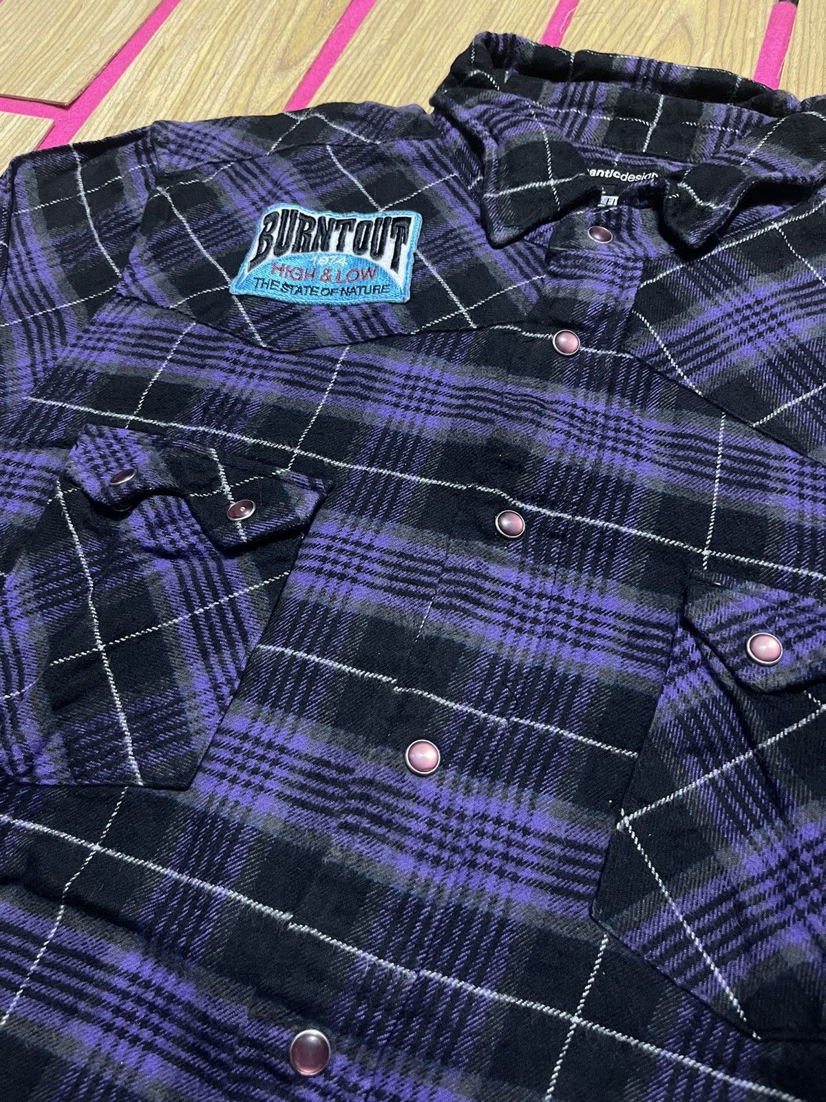 semanticdesign Y2K SEMANTIC DESIGN long sleeve shirt with checkered motif Size US L / EU 52-54 / 3 - 3 Thumbnail