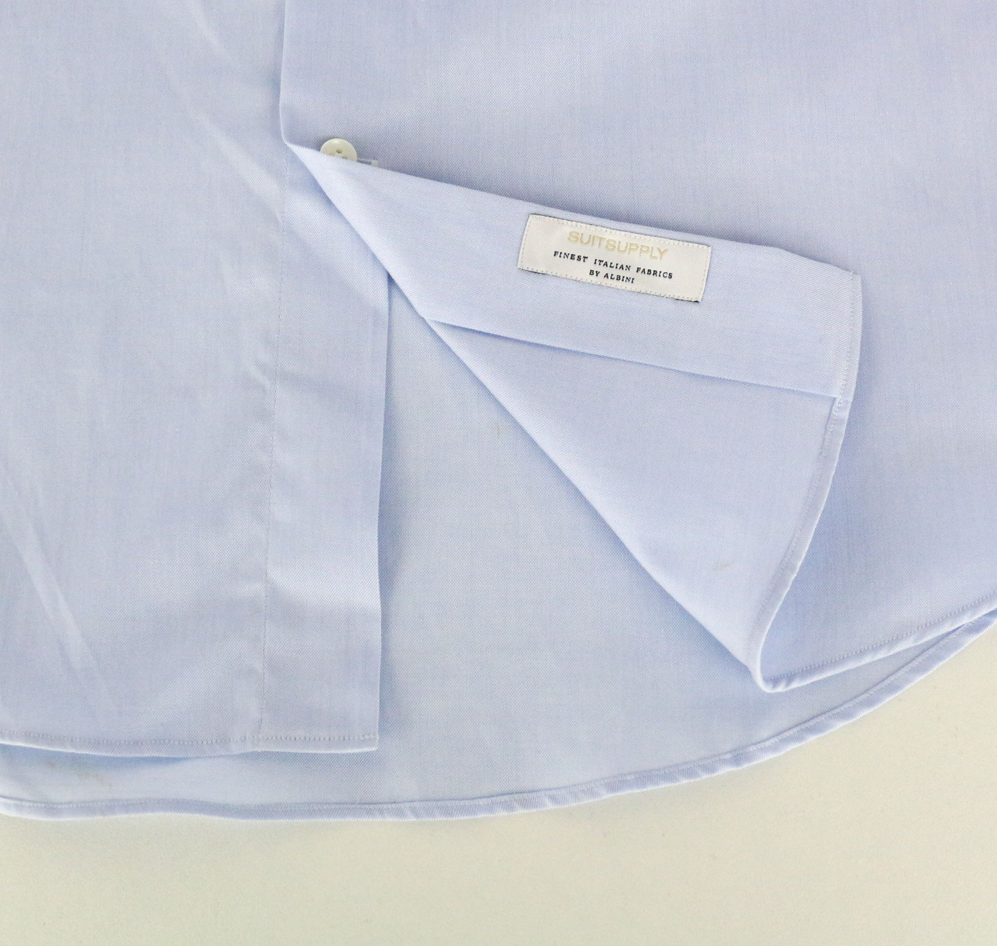 Suitsupply 43L/17L Extra Slim Blue Cotton Cutaway 72680 Size 42R - 6 Thumbnail