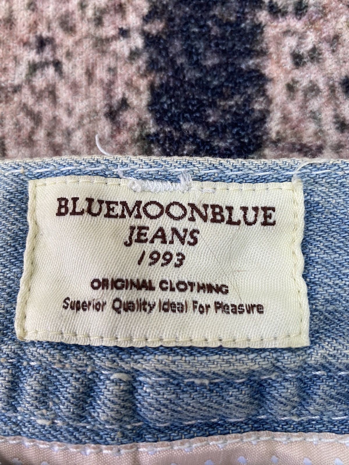 Japanese Brand Japanese Brand Bluemoon Blue Jeans 1993 Are You Ready ?! Size 30" / US 8 / IT 44 - 12 Thumbnail