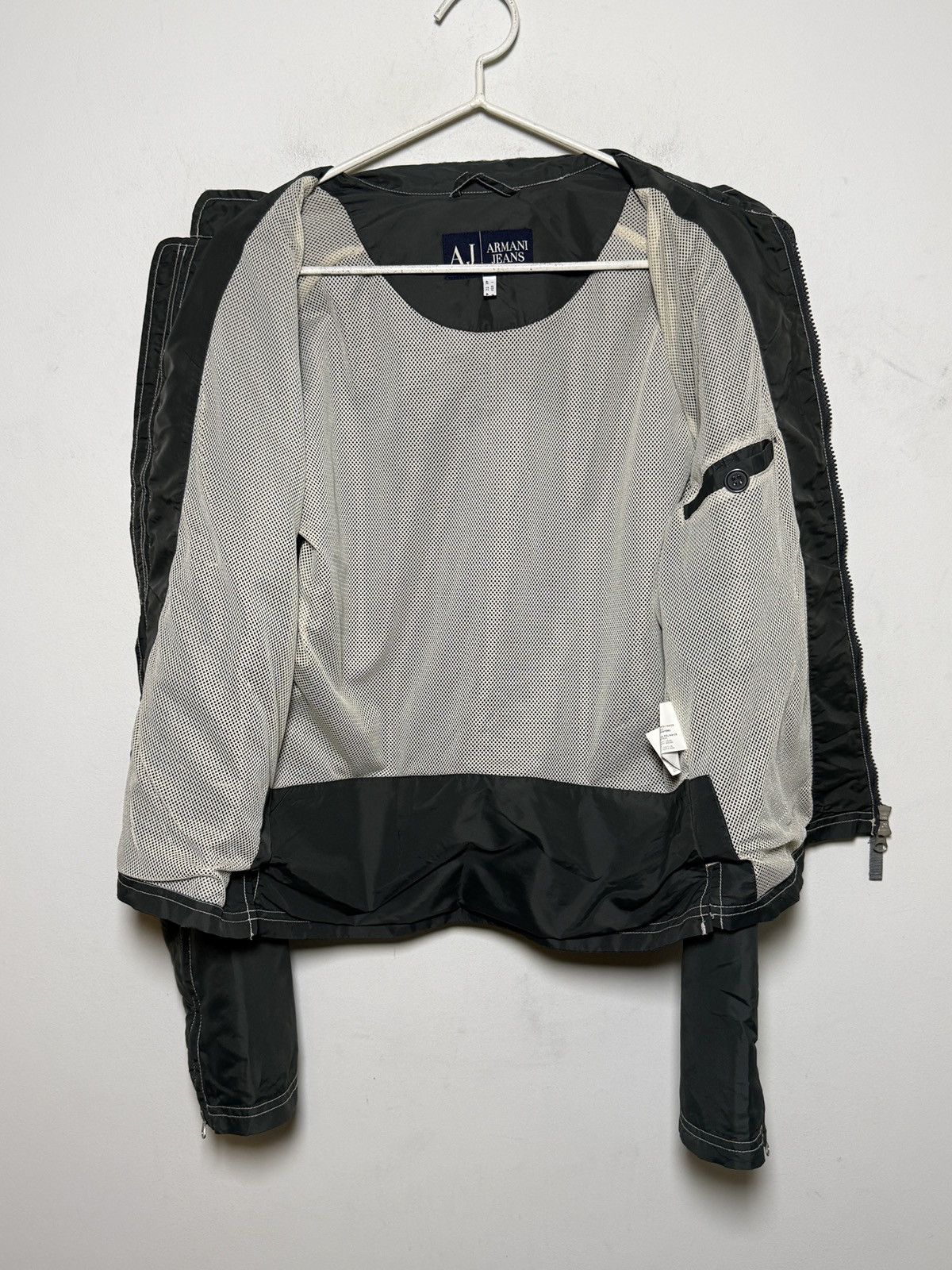 Giorgio Armani Armani Jeans Moto Jacket Size US M / EU 48-50 / 2 - 9 Thumbnail