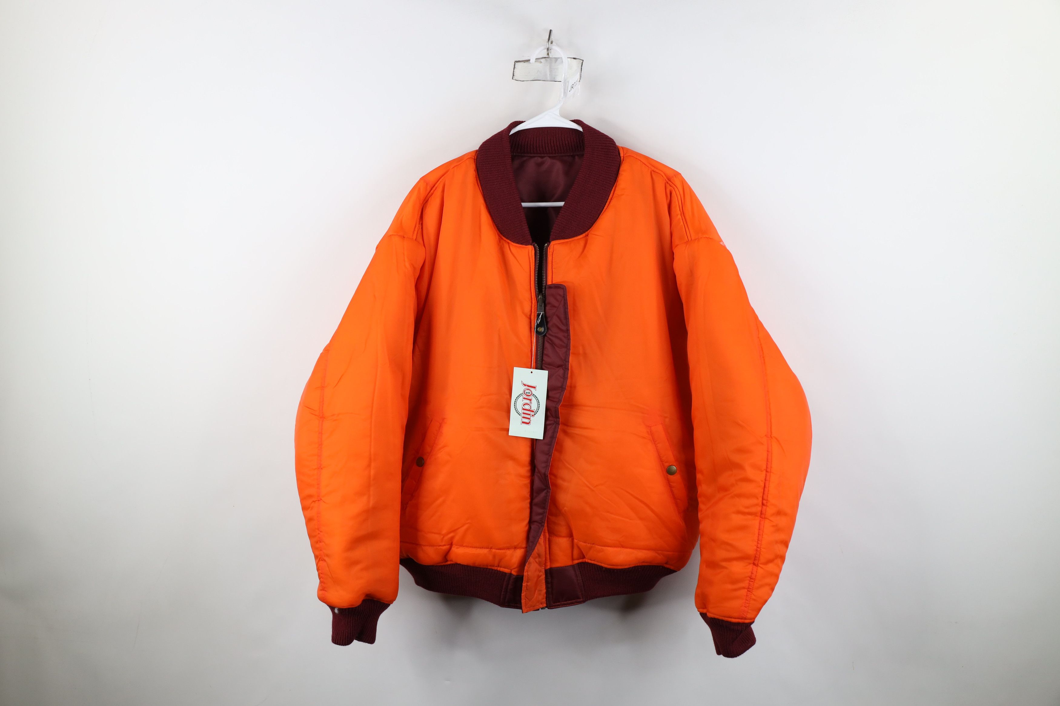 Vintage Deadstock Vintage 90s Streetwear Reversible Bomber Jacket Size US L / EU 52-54 / 3 - 11 Thumbnail